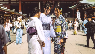 Scenic view of Japan beyond Tokyo featuring traditional architecture, mountain landscapes, and cityscape highlights for trave